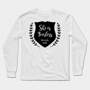 She Is Fearless Light Long Sleeve T-Shirt